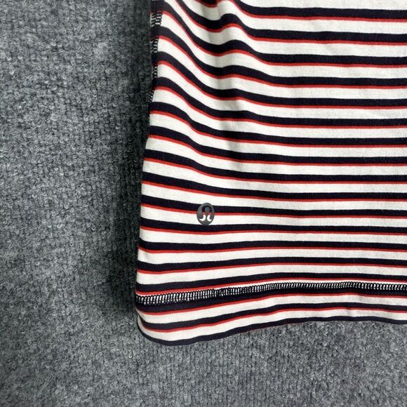 Lululemon Striped T Shirt Men's Size Large Multicolor Round Neck - Picture 4 of 7